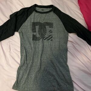 DC Women's Gray Long Sleeve Shirt